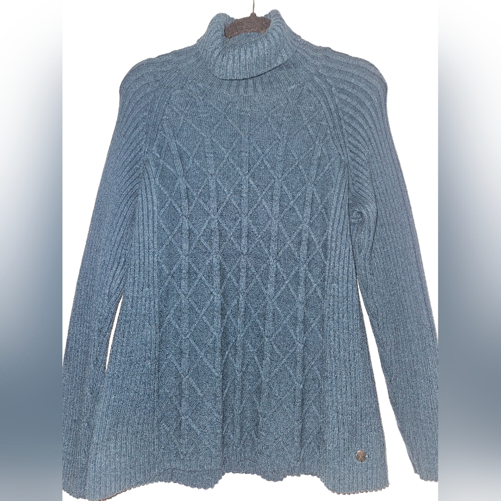 Royal Robbins Blue Turtleneck Sweater